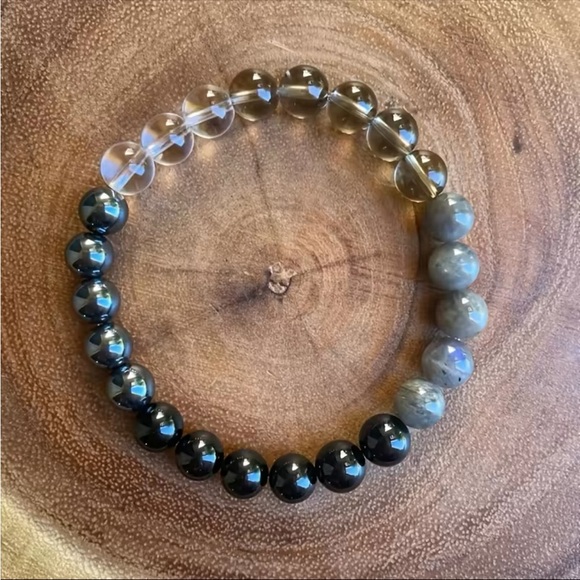 Hand Made Natural Stone Bracelet ( Protection, Fertility, Self-love, Open Road ) - Picture 7 of 7
